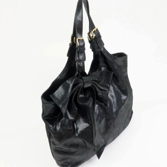 💎✨BEAUTIFUL✨💎Authentic VALENTINO RED Leather Ribbon Shoulder Bag - Picture 4 of 15